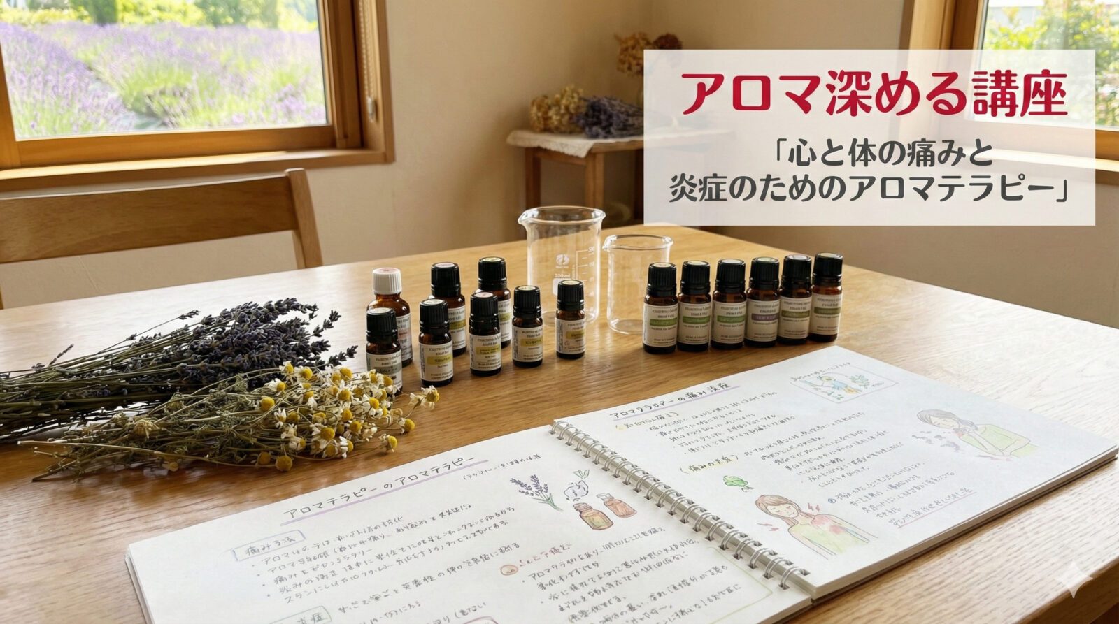【アロマで痛み・炎症をケア】プロが教える活用法!講座レポ&次回予告 【アロマで痛み・炎症をケア】プロが教える活用法!講座レポ&次回予告