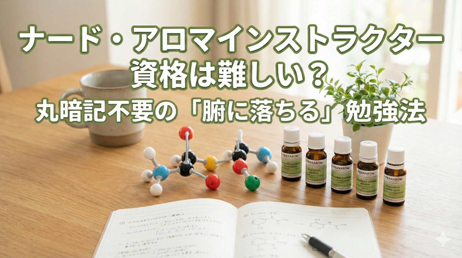 ナード・アロマインストラクター資格は難しい?丸暗記不要の「腑に落ちる」勉強法 ナード・アロマインストラクター資格は難しい?丸暗記不要の「腑に落ちる」勉強法