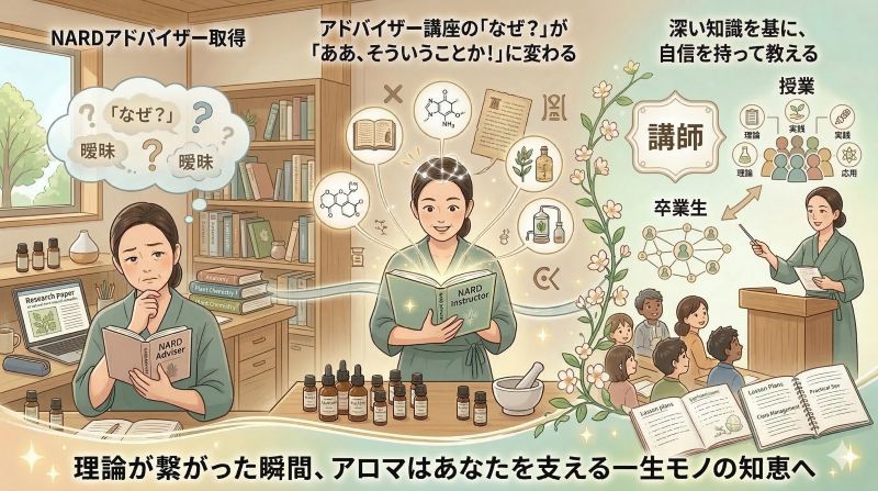 NARD(ナード)認定<BR>インストラクター講座 「なぜ?」が「ああ、そういうことか!」に変わる