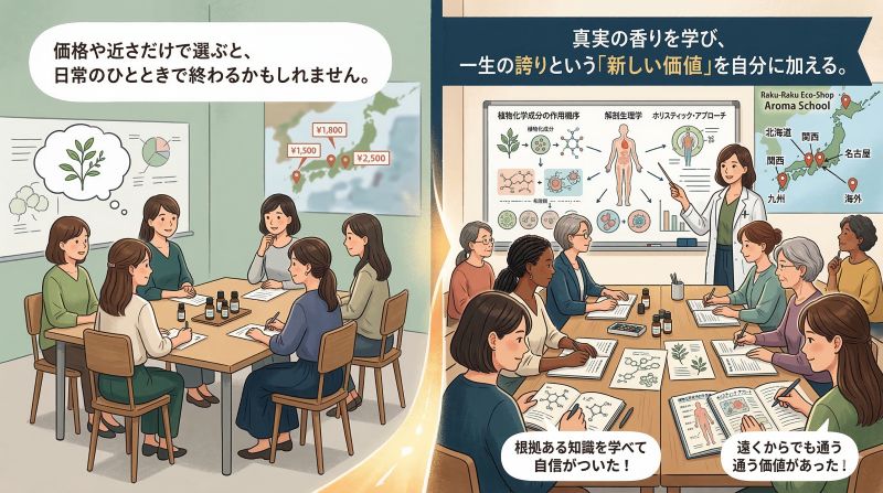 NARD JAPAN認定アロマ・アドバイザー講座||名古屋で学ぶメディカルアロマ どこの教室もおなじでない