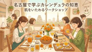 【名古屋ワークショップ】南房総のカレンデュラで綴る、心と肌を整える手仕事の時間